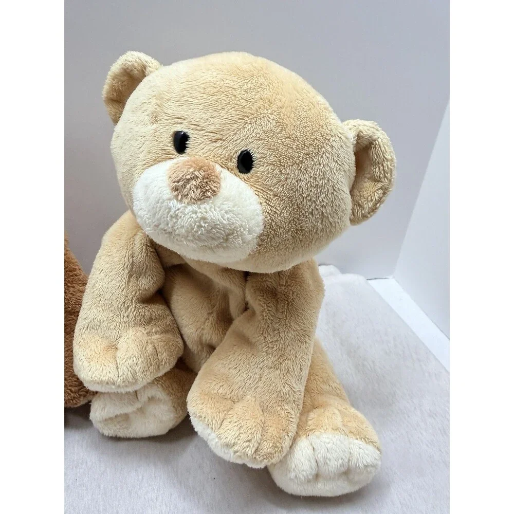 TY Pluffies Bears Slumbers & Baby Woods Plush Tylux Bean Fill Teddys *no tags*